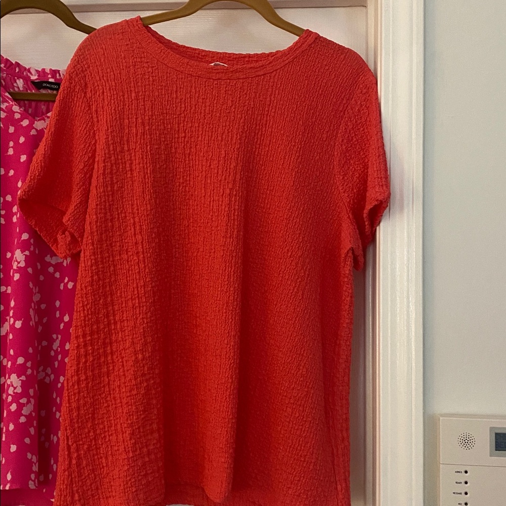 Women's Red and Pink Tops - Picture 2 of 3